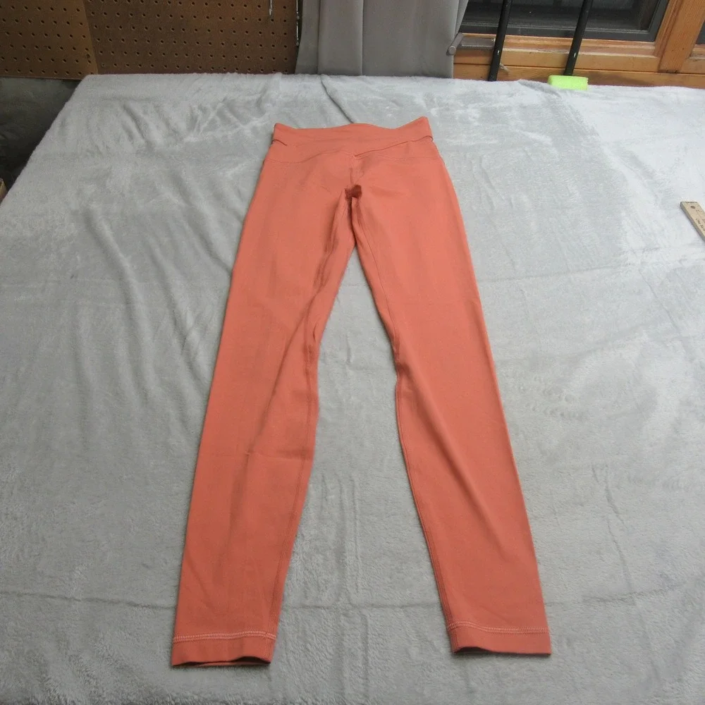 Lululemon Pants Womens 6 Red‎ Align High Rise Wrap Waist Leggings Stretch Yoga